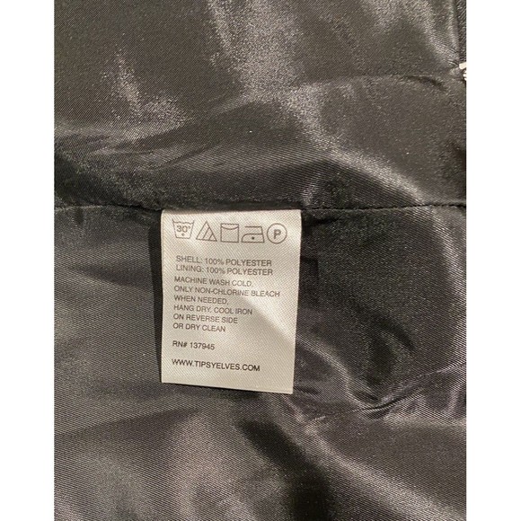 TIPSY ELVES Men's The Rage Deer Christmas Blazer With Tie Set‎ Sz 42J Black - Picture 9 of 13